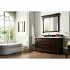 James Martin Vanities Brookfield 60in Single Vanity, Burnished Mahogany w/ 3 CM Eternal Marfil Quartz Top 147-114-5361-3EMR